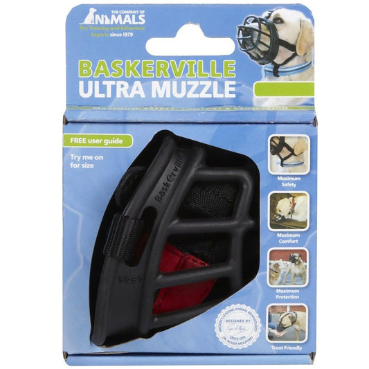The Company Of Animals Dog Baskerville Ultra Muzzle Black Size 6