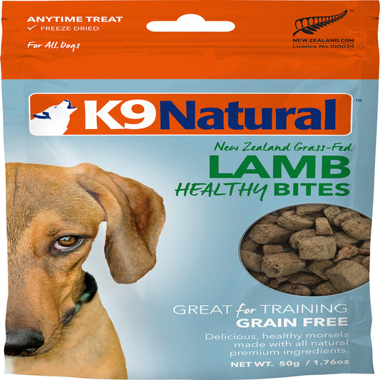 K9 Natural Dog Freeze Dried Bites Lamb 1.76 Oz.