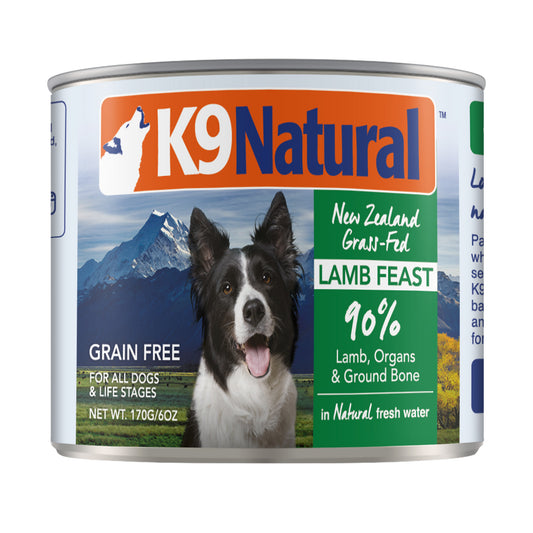 K9 Natural Dog Lamb 6 Oz.(Case Of 24)