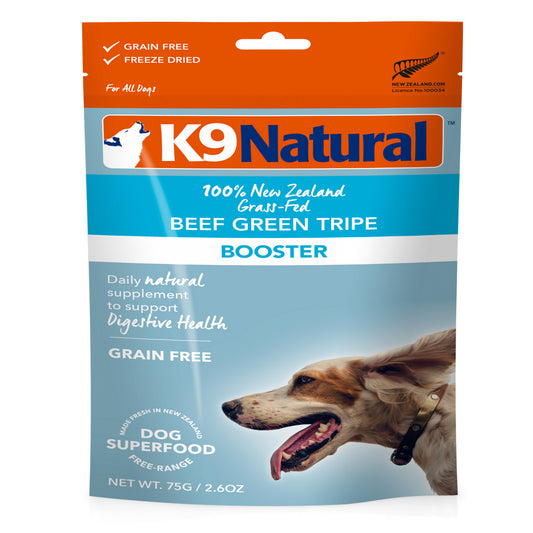 K9 Natural Dog Freeze Dried Topper Beef Tripe 2.6Oz.