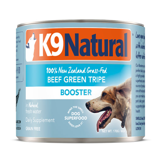 K9 Natural Dog Booster Beef Tripe 13 Oz.(Case Of 12)
