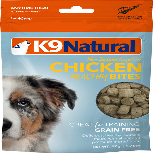 K9 Natural Dog Freeze Dried Bites Chicken 1.76 Oz.