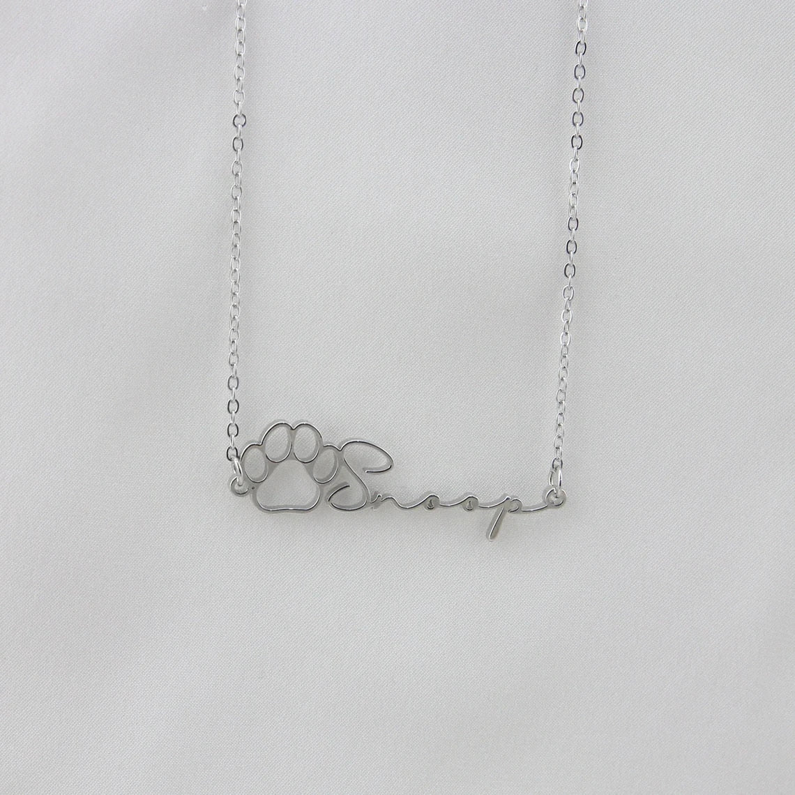 Custom Dog Paw Necklace