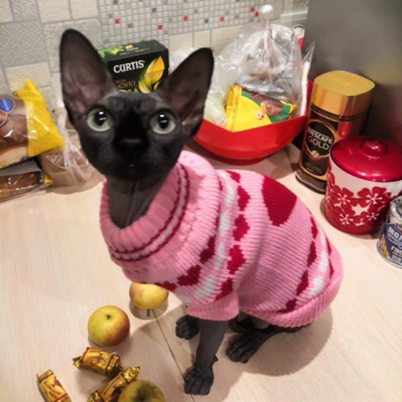 Christmas Holiday Cat Sweater