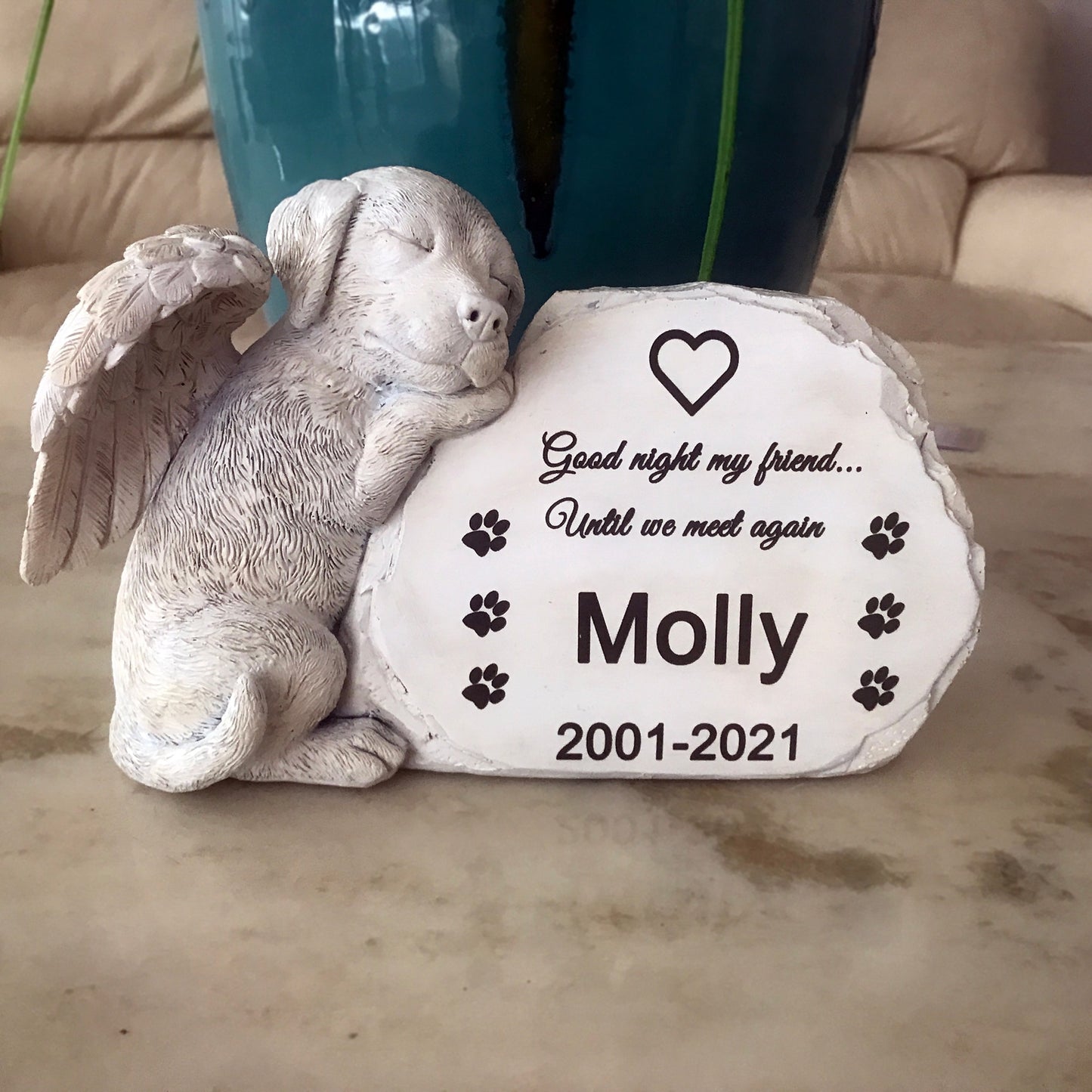 Personalized Dog Angel Pet Memorial