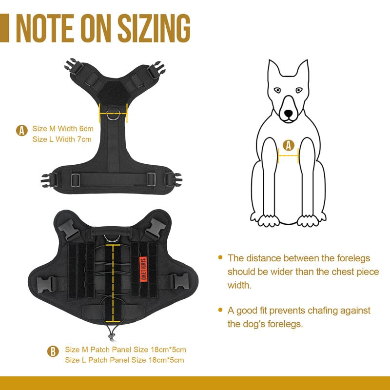 OneTigris Dog Harness Tactical Vest