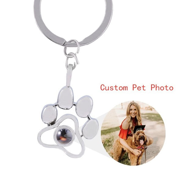 Custom Pet Photo Projection Necklace