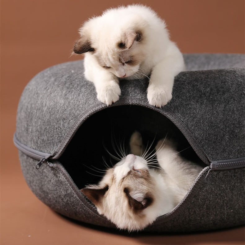 Natural Felt Pet Cat Cave