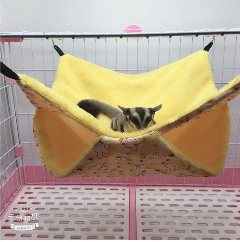 Pet Double-layer Plush Hammock