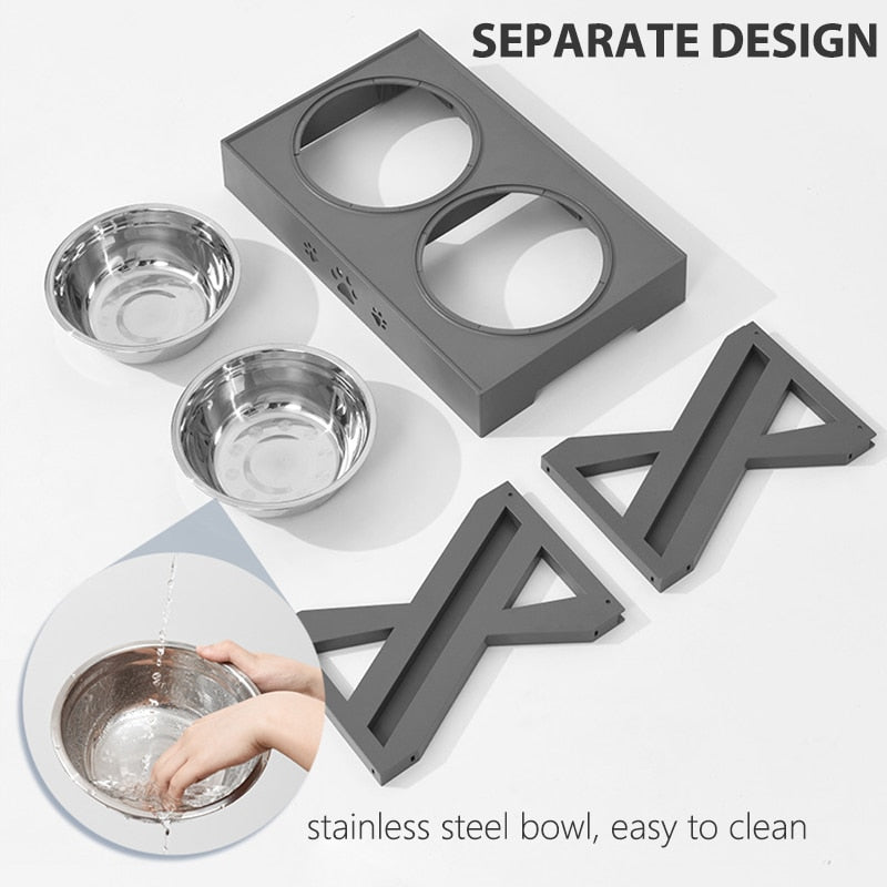 Adjustable Height Pet Bowls 