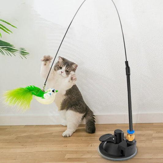 Interactive Feather Bird with Bell
