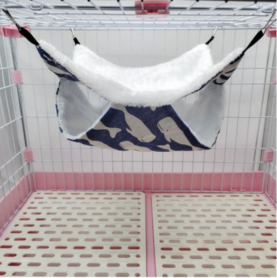 Pet Double-layer Plush Hammock