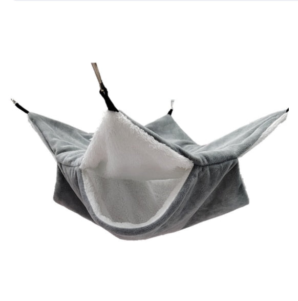 Pet Double-layer Plush Hammock