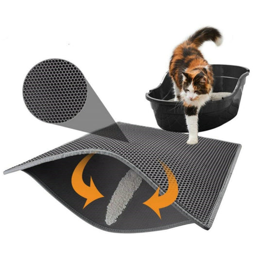 Double Layer  Cat Litter Mat Waterproof