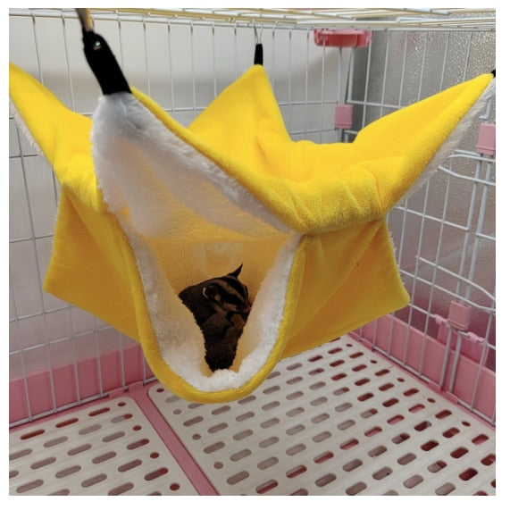 Pet Double-layer Plush Hammock