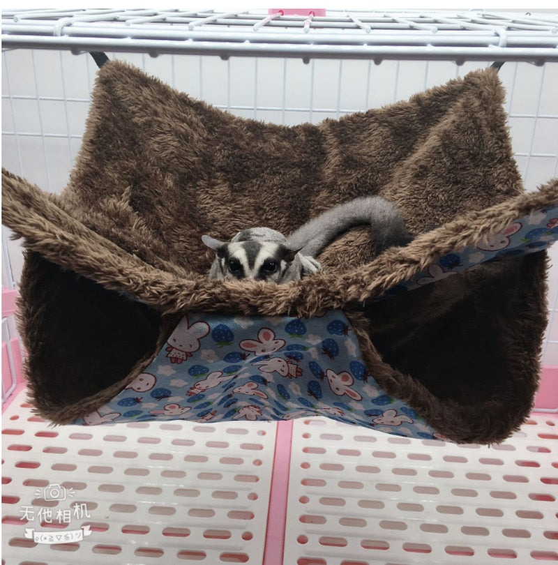 Pet Double-layer Plush Hammock