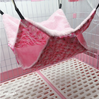 Pet Double-layer Plush Hammock