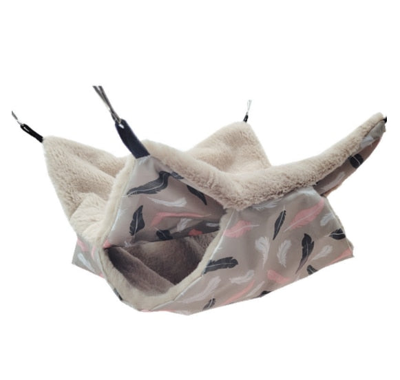 Pet Double-layer Plush Hammock