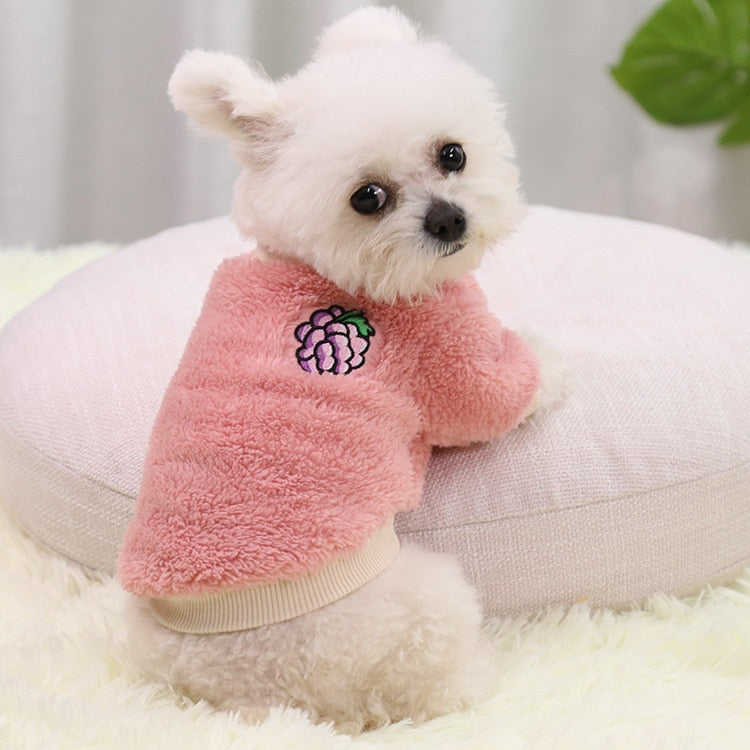 Ultra Fuzzy Designer Dog Sweater