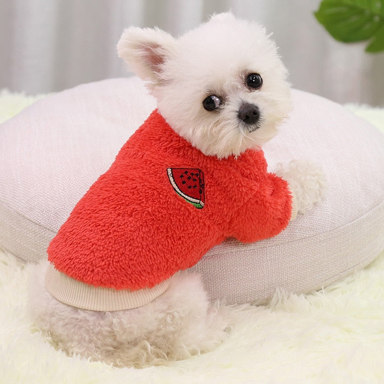 Ultra Fuzzy Designer Dog Sweater