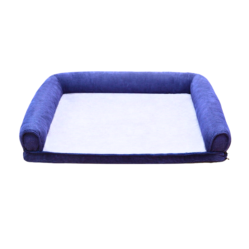 Bpups Luxury Chaise Suede Washable Orthopedic Bed