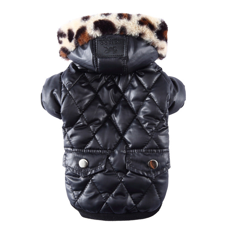 Fur Collar Winter Pet Coat